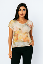Load image into Gallery viewer, Print Cap Sleeve Top