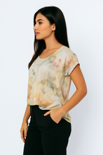 Load image into Gallery viewer, Print Cap Sleeve Top