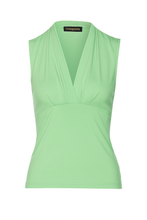 Load image into Gallery viewer, Women’s Micromodal Elastane Jersey Top with Deep V-Neck