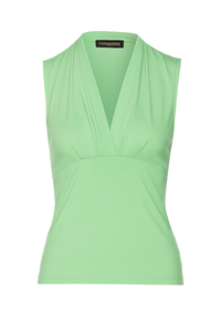 Women’s Micromodal Elastane Jersey Top with Deep V-Neck