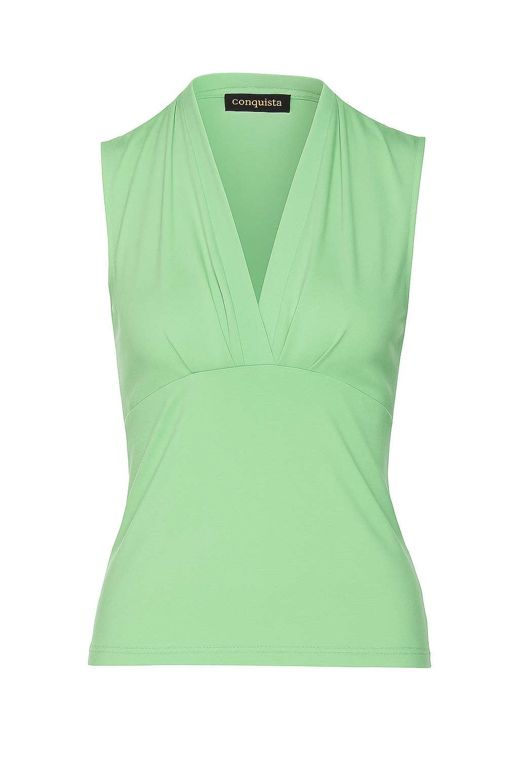 Women’s Micromodal Elastane Jersey Top with Deep V-Neck