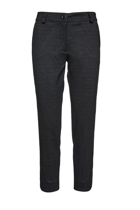 7/8 Length Print Punto di Roma Pants