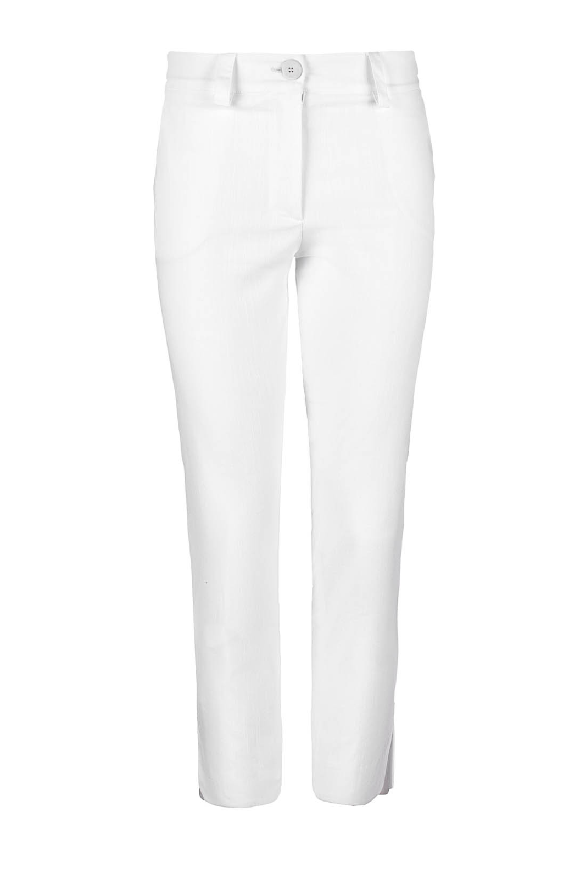 Conquista Παντελόνι 7/8 Kαθημερινό Denim Style Μονόχρωμο Λευκό C211-170-01