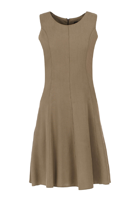 Olive Colour Cloche Dress