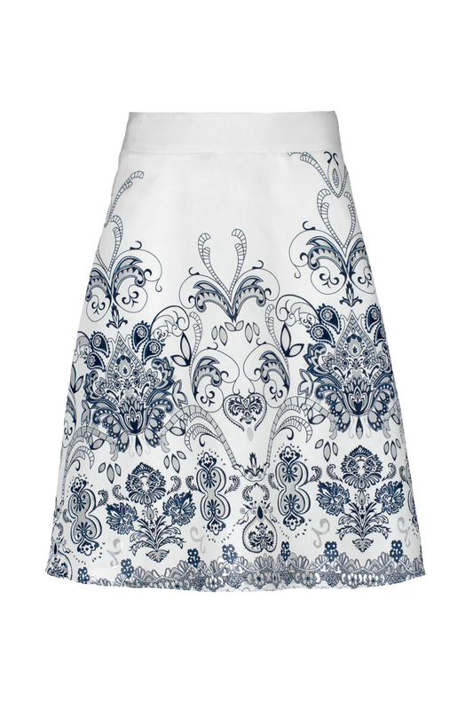 Paisley Style Cloche Skirt