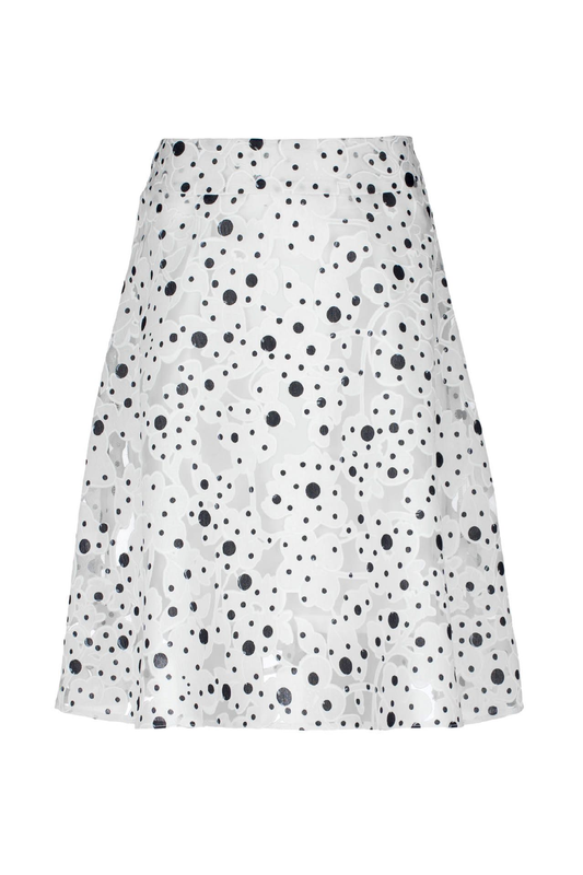 Polka Dot Cloche Skirt