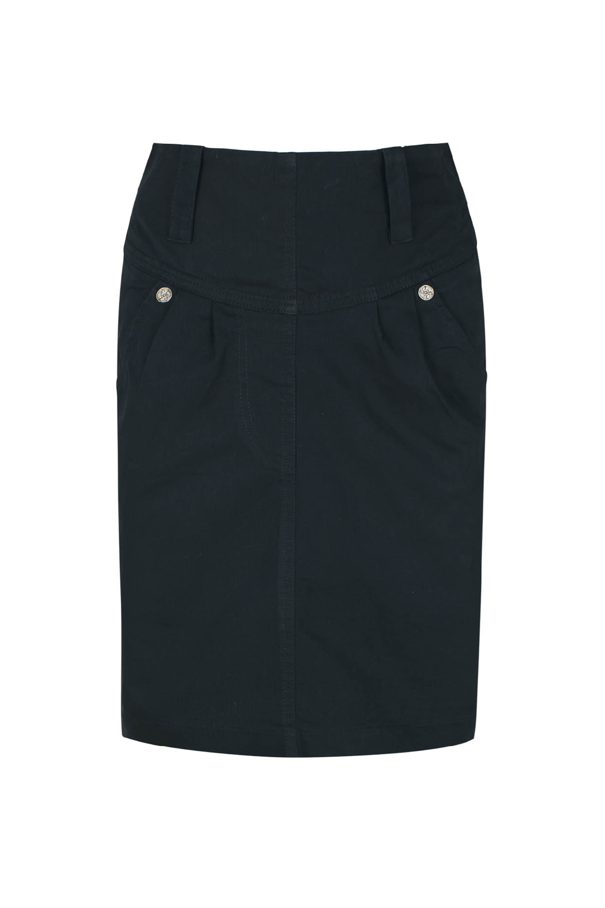 Black Mini Skirt with Pockets