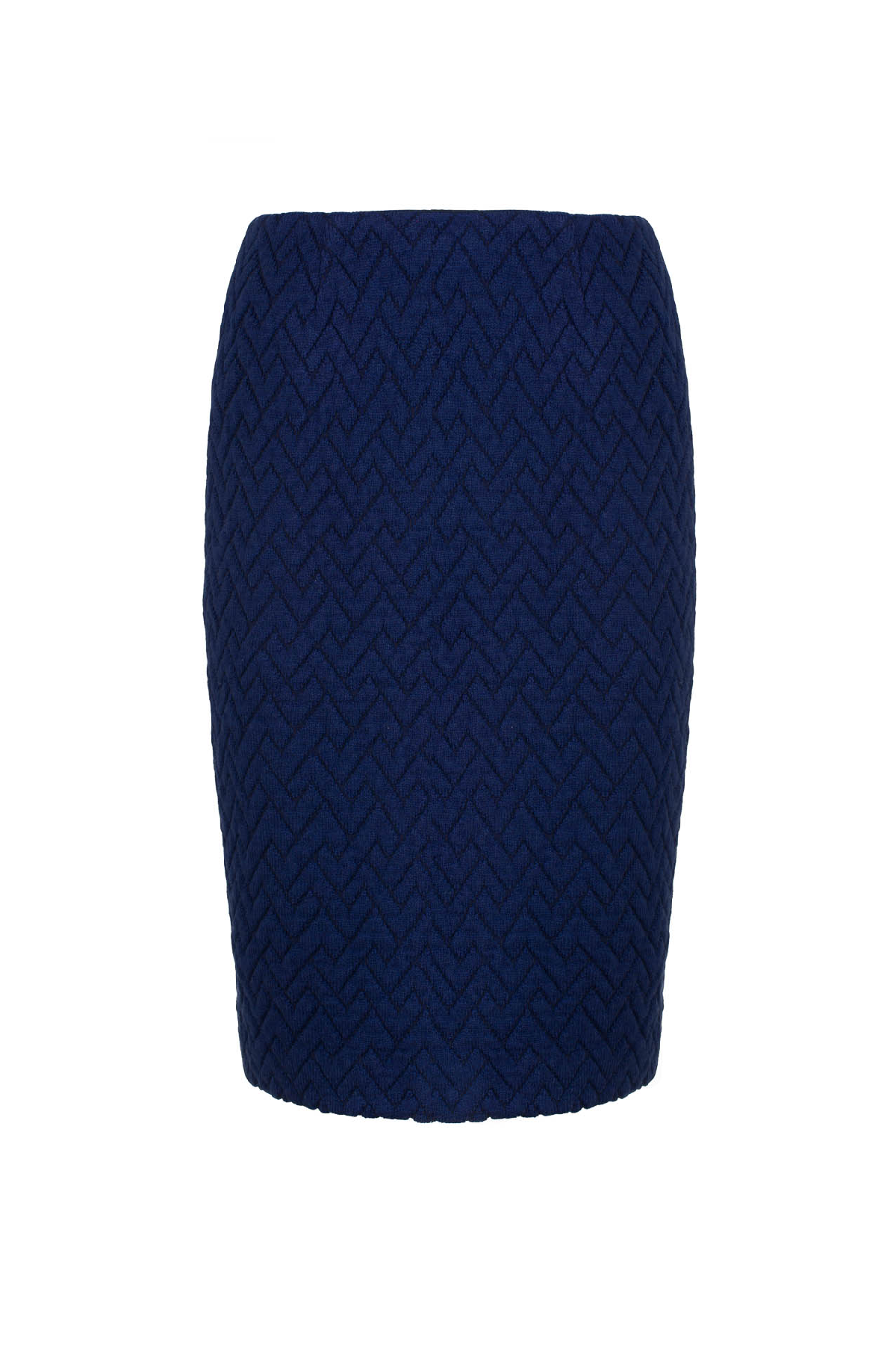 Knit Jacquard Pencil Skirt
