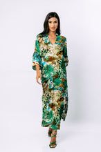 Load image into Gallery viewer, Animal Print Kaftan Style Maxi Dress
