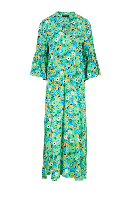 Floral Kaftan Style Maxi Dress