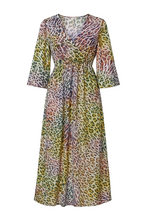 Load image into Gallery viewer, Animal Print Empire Line Dress
