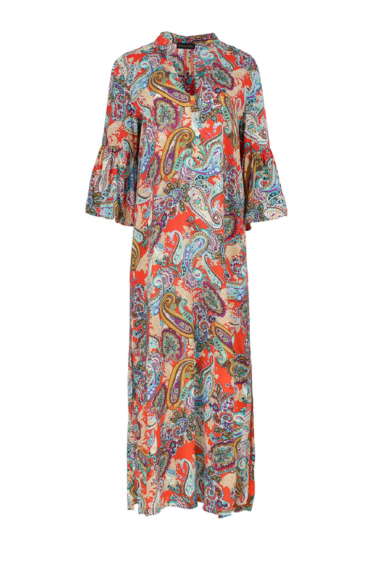 Paisley Kaftan Style Dress Viscose