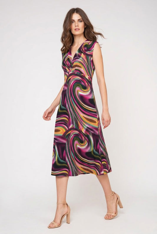 Mulberry Stretch Jersey Empire Line Dress