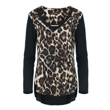 Load image into Gallery viewer, Chic Animal Print Top with Tencel Jersey Back