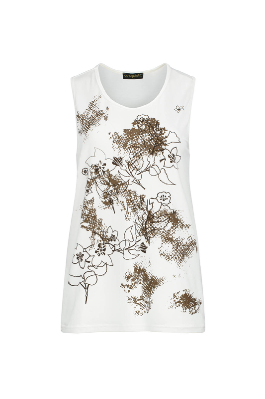 Botanical Sketch Sleeveless Tank Top
