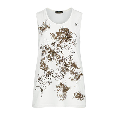 Botanical Sketch Sleeveless Tank Top