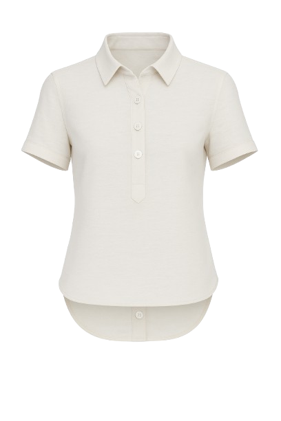 Button Detail Linen Shirt