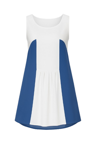 A-Line Panelled Mini Dress