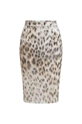 Animal Print Pencil Skirt