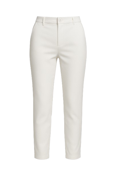 Classic Straight Pants white
