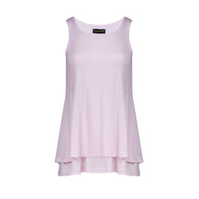 Load image into Gallery viewer, Soft Pink Layered A-Line Tunic Top with Back Slit