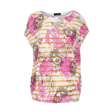 Load image into Gallery viewer, Oversized Cotton Ripstop Egg-Shaped Blouse with Ethnic Print