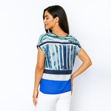 Load image into Gallery viewer, Printed Egg-Shaped Jersey Top – Soft Viscose Blend