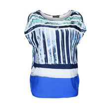 Load image into Gallery viewer, Printed Egg-Shaped Jersey Top – Soft Viscose Blend