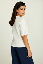 Load image into Gallery viewer, Textured Cotton-Blend Oversized T-Shirt with Modern Elegance