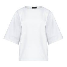 Load image into Gallery viewer, Textured Cotton-Blend Oversized T-Shirt with Modern Elegance