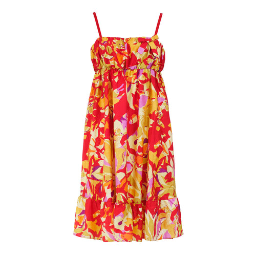 Sunny Delight Adjustable Strap Poplin Dress