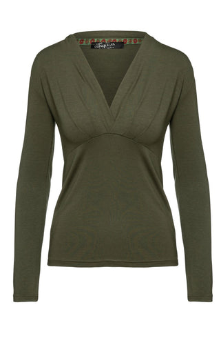 Women’s Micromodal Elastane Jersey Wrap Top