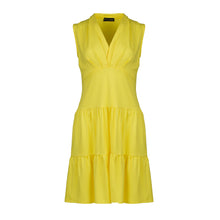 Load image into Gallery viewer, Yellow Sleeveless V-Neck Jersey Dress