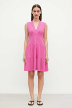 Load image into Gallery viewer, Fuchsia Micromodal-Blend Jersey Sleeveless Dress