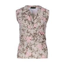 Load image into Gallery viewer, Floral Polyamide Jersey Sleeveless Top