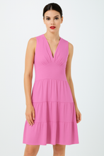 Load image into Gallery viewer, Orchid Sleeveless V-Neck Jersey Dress s