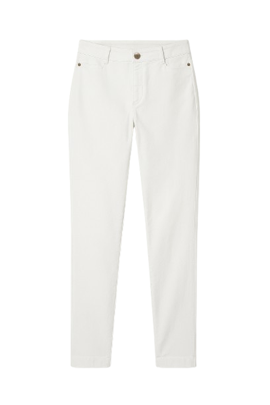 Classic White Straight-Leg Pants – Timeless, Versatile & Elegantly Tailored