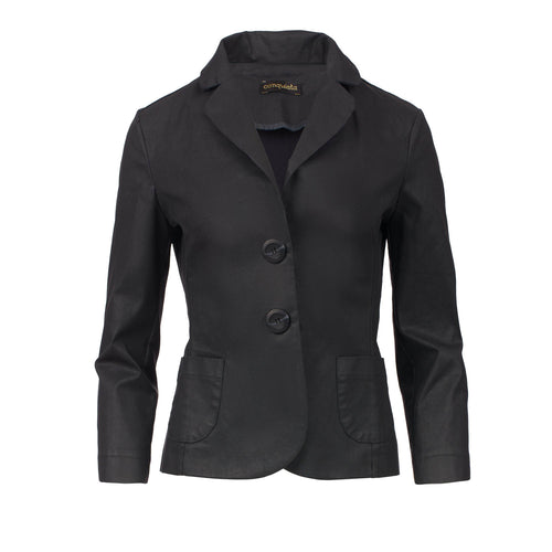 Washed Cotton Gabardine Blazer – Conquista