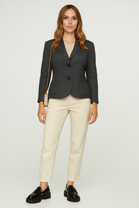 Stretch Cotton Gabardine Blazer – Conquista