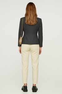 Stretch Cotton Gabardine Blazer – Conquista