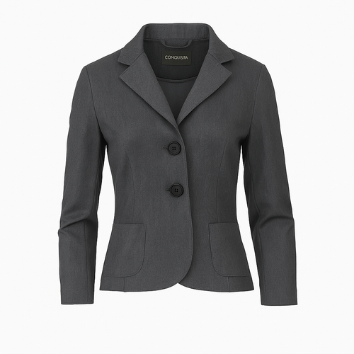 Stretch Cotton Gabardine Blazer – Conquista
