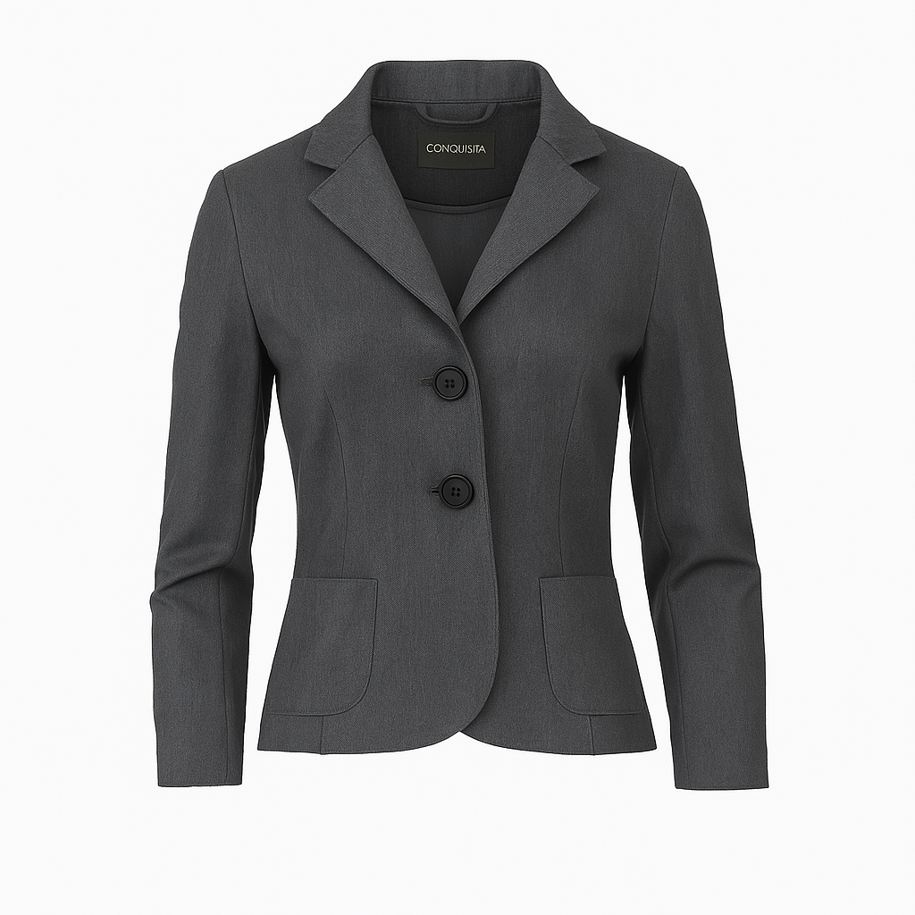 Stretch Cotton Gabardine Blazer – Conquista