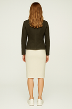 Load image into Gallery viewer, Women&#39;s Tencel Blazer with Wrist-Length Sleeves – Dark Olive