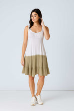 Load image into Gallery viewer, Knee-Length Dip-Dye Jersey Dress in Viscose Elastane