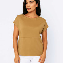 Load image into Gallery viewer, Soft Taupe Viscose Jersey Relaxed Top
