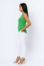 Load image into Gallery viewer, Women’s Sleeveless Jersey Top (Viscose-Blend), Green