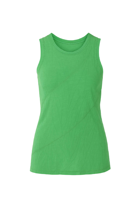 Women’s Sleeveless Jersey Top (Viscose-Blend), Green