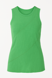 Women’s Sleeveless Jersey Top (Viscose-Blend), Green