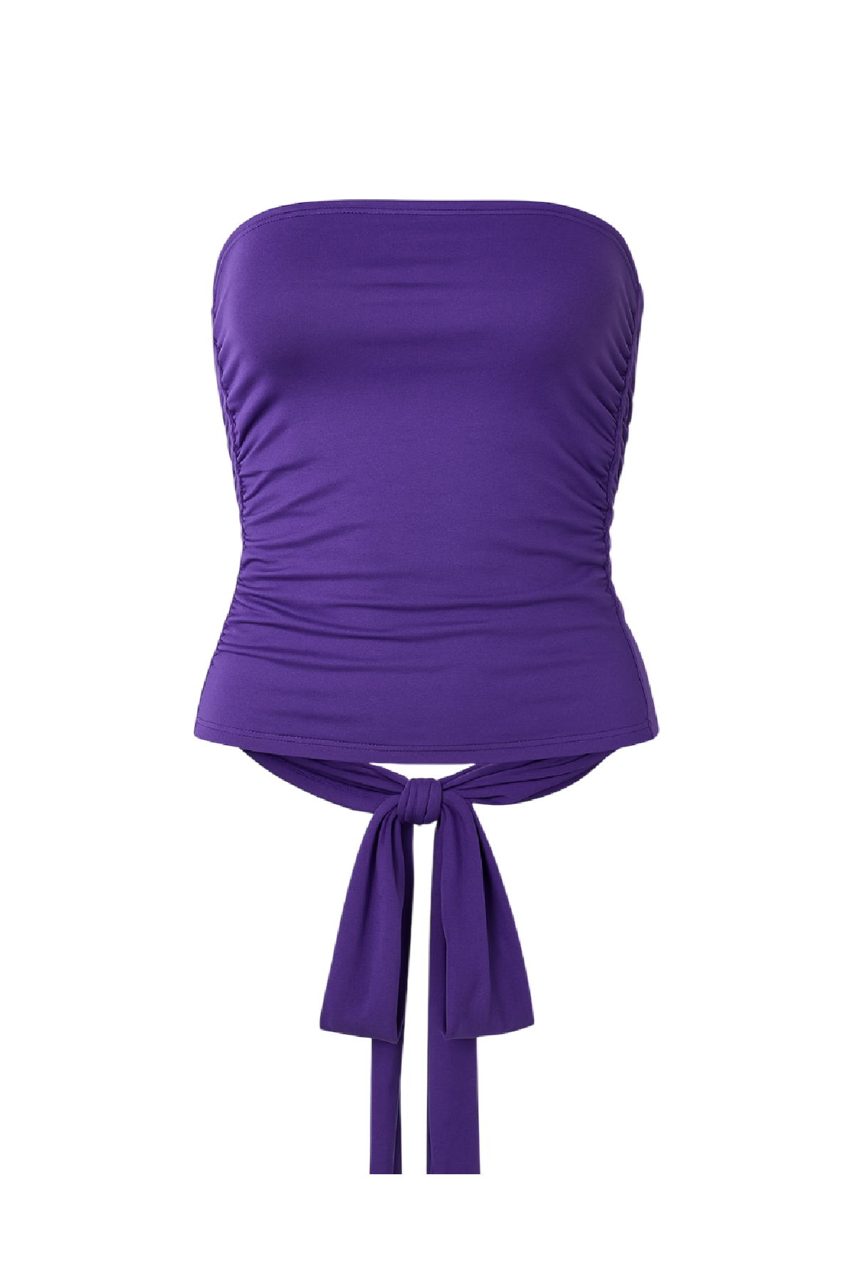 Conquista Τοπ Casual Strapless Μονόχρωμο Μωβ C241-330-38