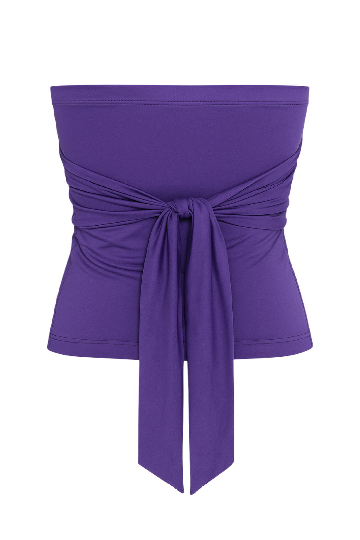 Conquista Τοπ Casual Strapless Μονόχρωμο Μωβ C241-330-38
